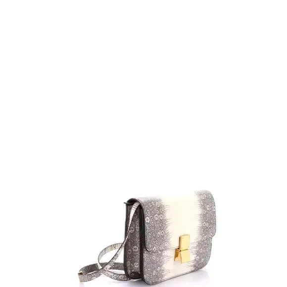 Celine Classic Box Bag Lizard Medium #210789C23B - Picture 2 of 6